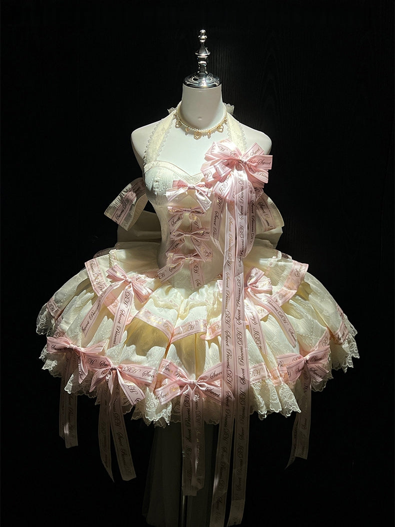 Noble Satin Princess Pink Dress