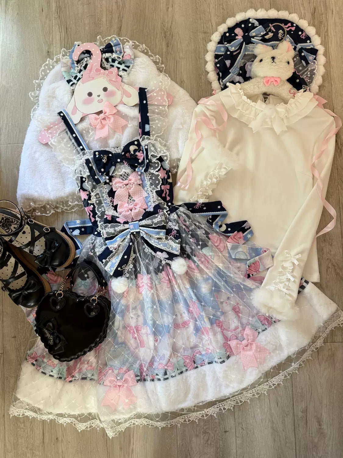 Candy Marie Cat Sweet Lolita JSK Suspender Dress