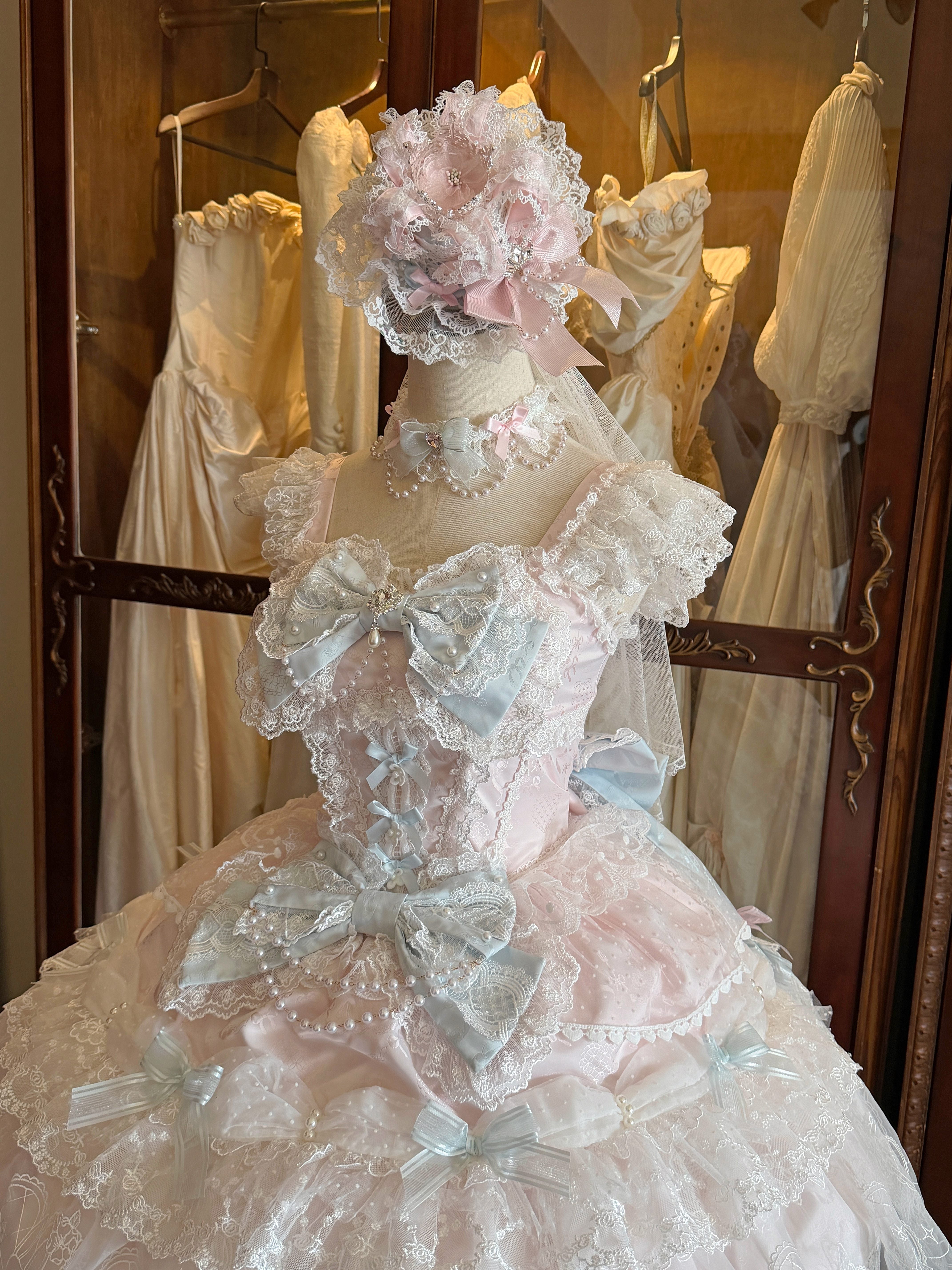 Rabbit Dream Letter Ballet Sweet Lolita JSK Suspender Dress