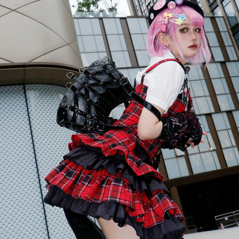 Sac Lolita Gothique Punk à Imprimé Serpent