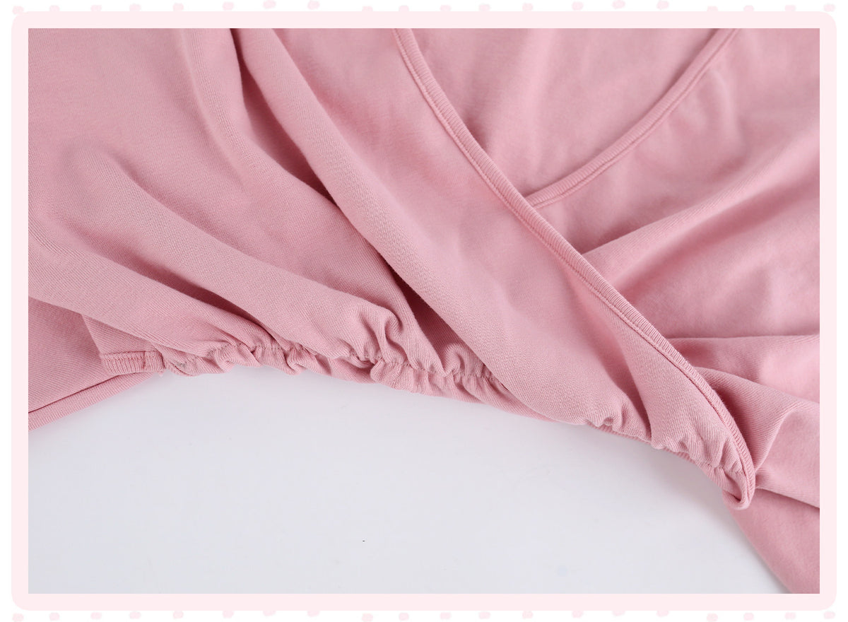 Pink Tide Dream Pink Cardigan White Polka Dot Cami Pink Striped Pants Set