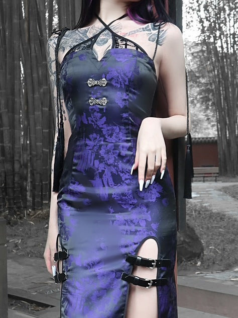 Lolita Halloween Gothic Ninja Bodycon Dress LG1028