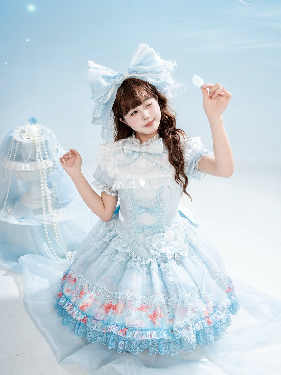 Summer Love Song Lolita OP Dress