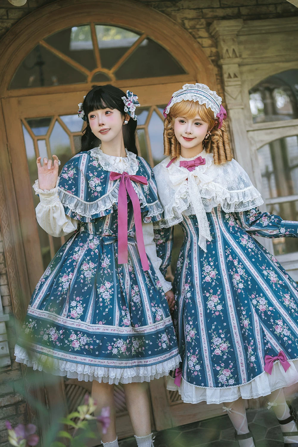 Susans Garden Cotton Floral Wall Lolita Daily Wear Lace Cape