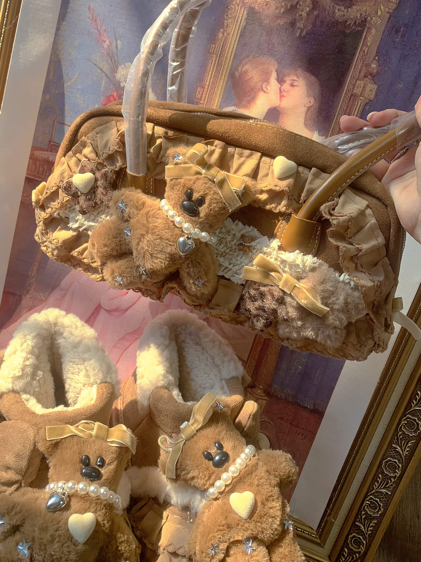 Lolita Sweet Cute Bear Plush Bag LE8010