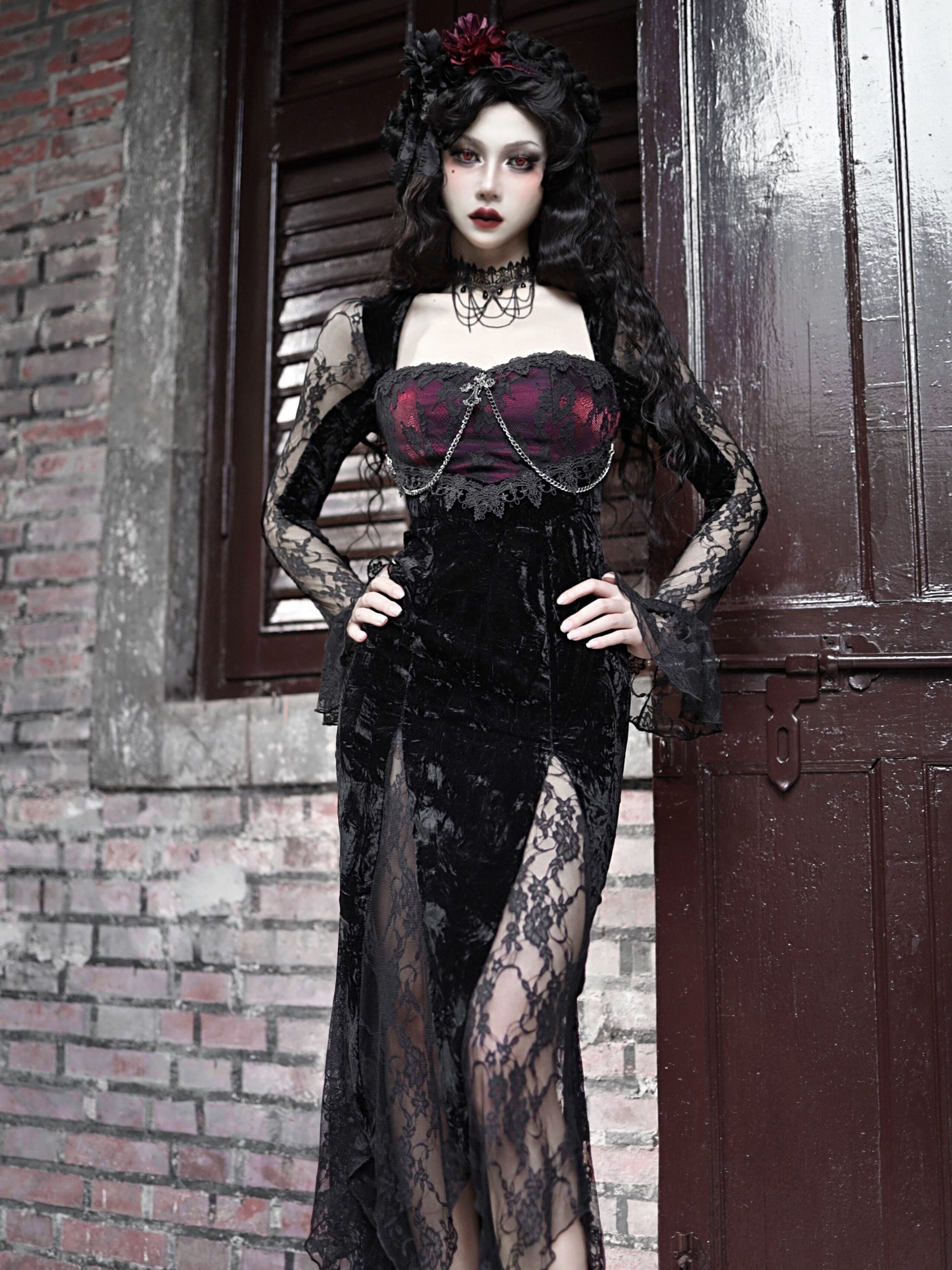 Rose Cemetery Gothic Dress