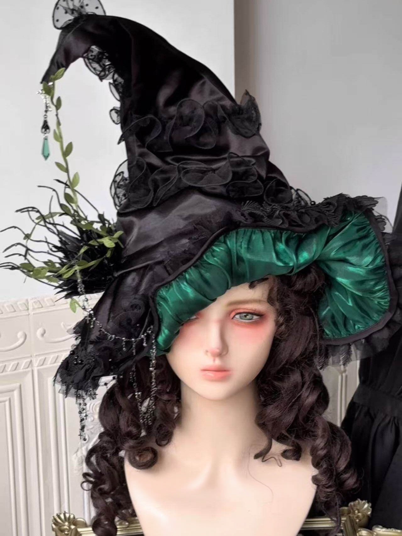 Blood Laboratory Green Skull Potion Print Gothic Lolita Long JSK