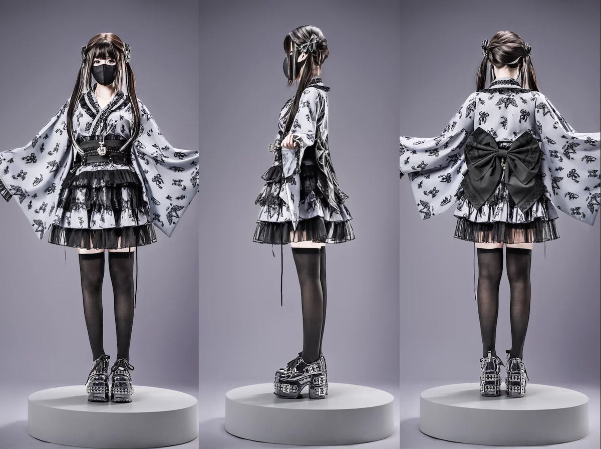 Stitched Puppet Galaxy and You Gothic Lolita Yukata Set