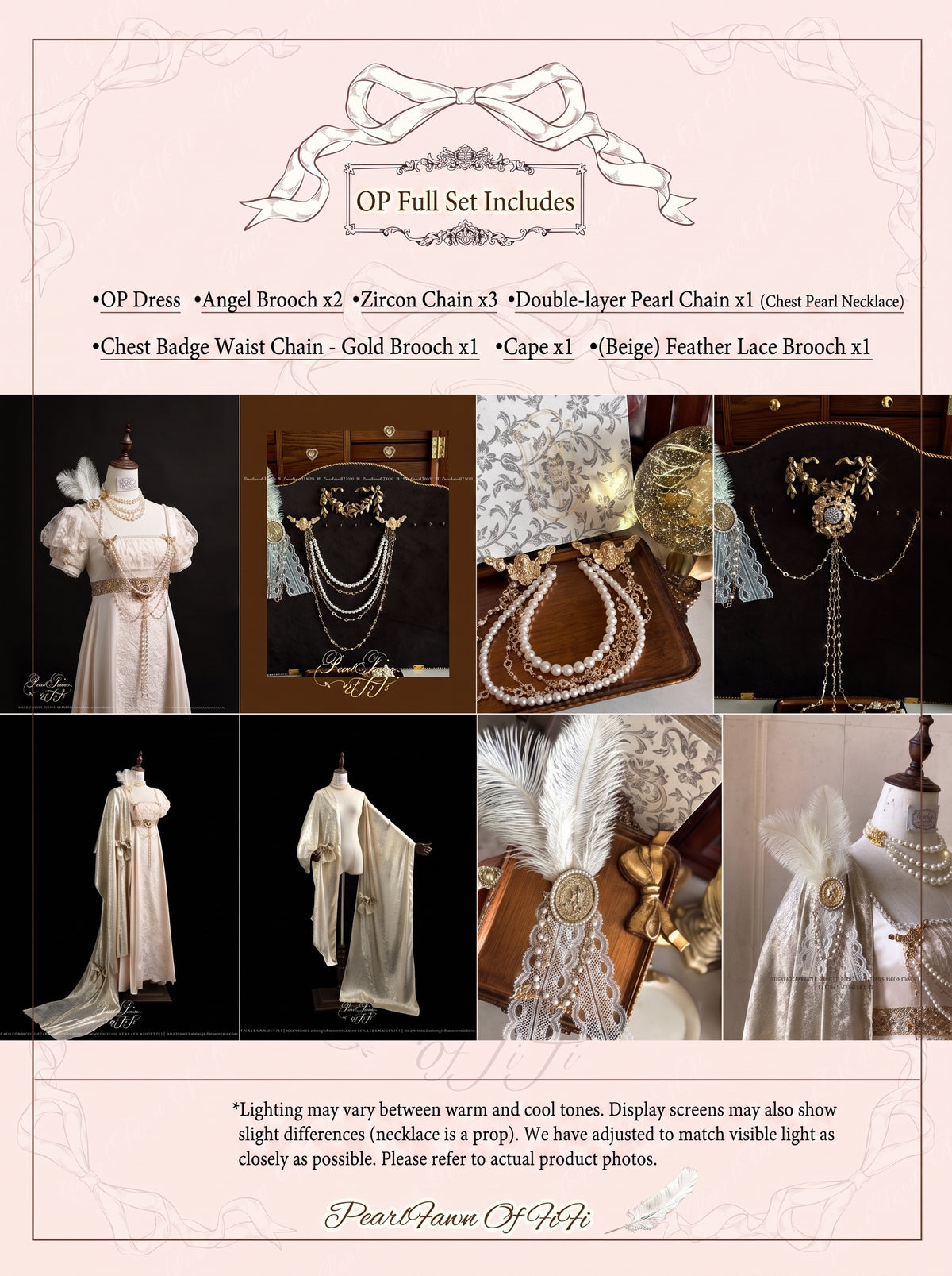 Austen Angel Wings Lolita Embossed Lace Satin Empire Dress