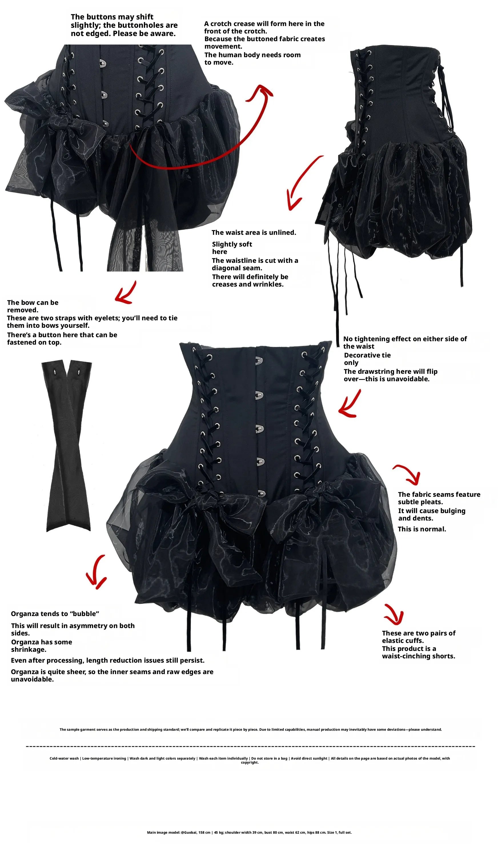 WONKA Gothic Lolita Purple Top & Shorts Set