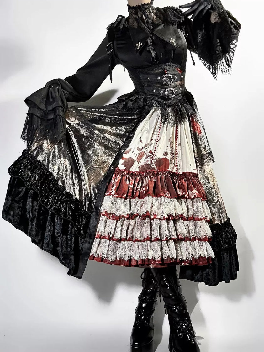 Heretic Nun Gothic Lolita Short JSK Set