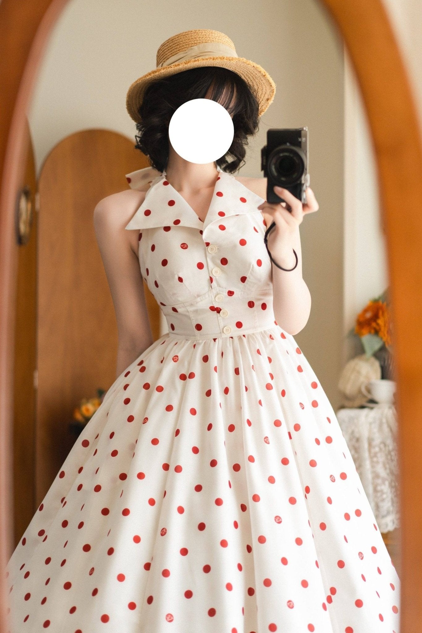 Afternoon Forest French Vintage White Dress 1290 - LolitaEraWhiteSAfternoon Forest French Vintage White Dress 1290