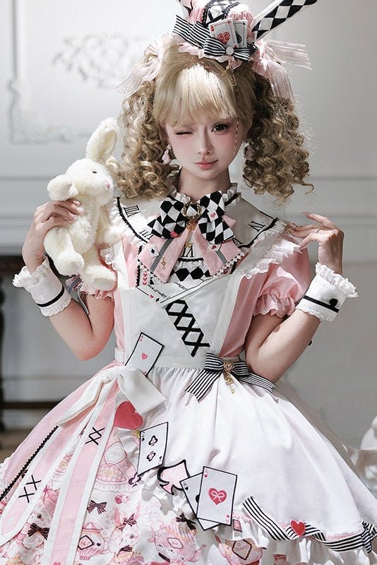 Alice Lolita Pink OP Dress 1297 - LolitaEraPink OPSAlice Lolita Pink OP Dress 1297