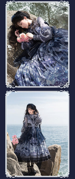 Angel Garden Classic Lolita JSK 1227 - LolitaEraFull SetSAngel Garden Classic Lolita JSK 1227