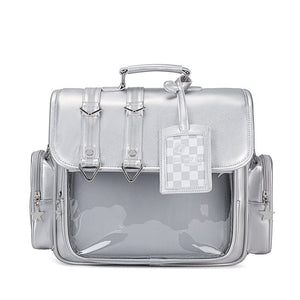 Anime Pastel Sky Foam Large Capacity Ita - Bag - LolitaEraSilverAnime Pastel Sky Foam Large Capacity Ita - Bag