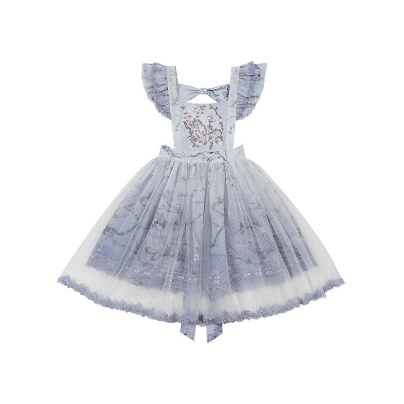Apricot Blossom Shadow Purple & Black Hanfu Lolita JSK Set - LolitaEra