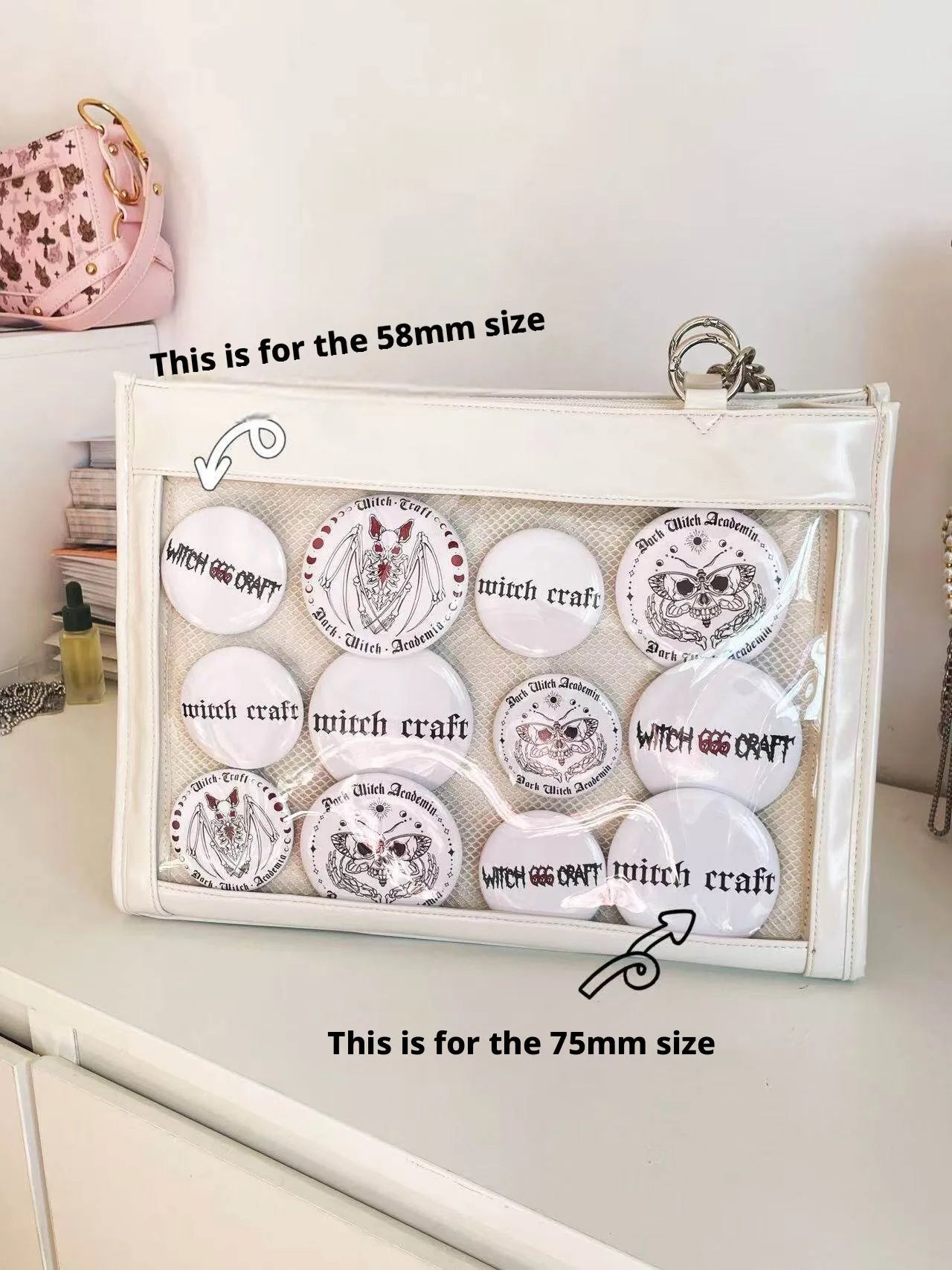 Sacred Oath Large Printed Crossbody Ita Bag