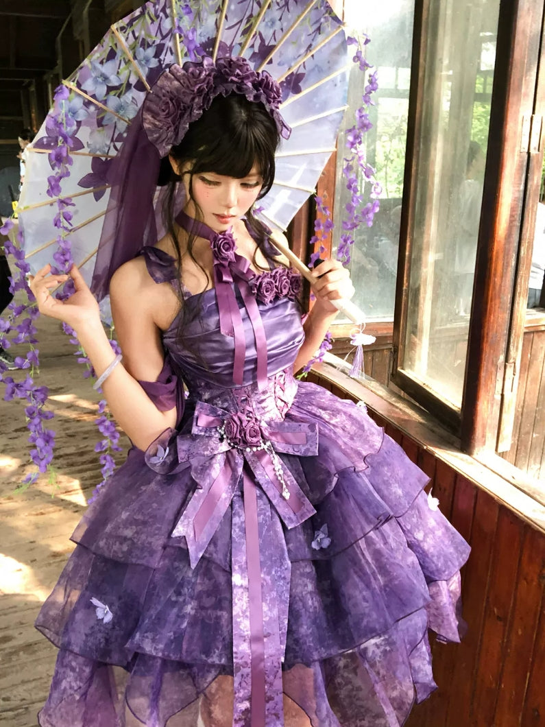 Wisteria Butterfly Lolita JSK Dress