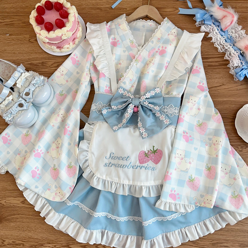 Lolita Japanese style Maid Dress LE1024