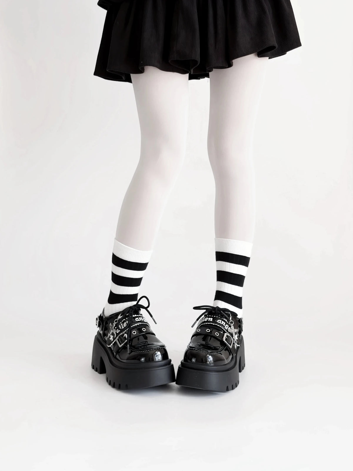 Banquet Night 43 Dark Sweet Chunky Heel Height-increasing Lolita Shoes - LolitaEra