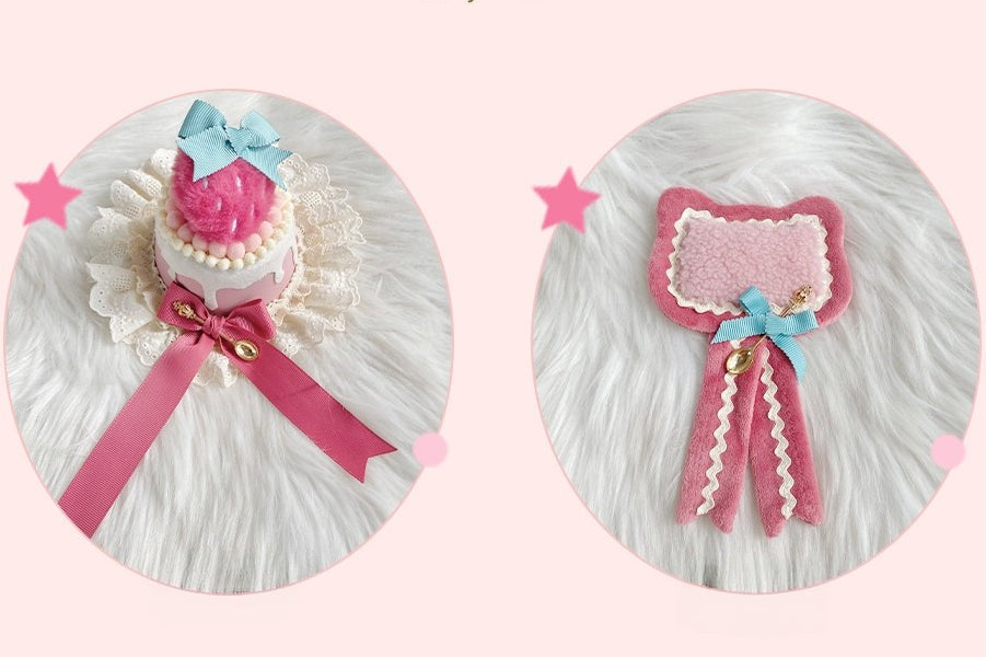 Berry Bubble Blossom Sweet Maid Lolita OP & Apron Set - LolitaEra