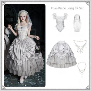 Bionic humanoid Lolita Long SK Set 1293 - LolitaEraLong SK SetSBionic humanoid Lolita Long SK Set 1293