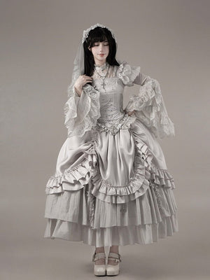 Bionic humanoid Lolita Long SK Set 1293 - LolitaEraLong SK SetSBionic humanoid Lolita Long SK Set 1293