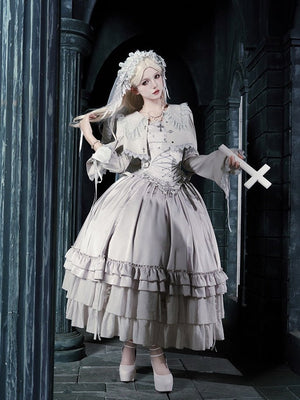 Bionic humanoid Lolita Long SK Set 1293 - LolitaEraLong SK SetSBionic humanoid Lolita Long SK Set 1293