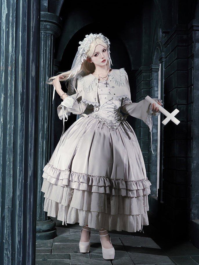 Bionic humanoid Lolita Long SK Set 1293 - LolitaEraLong SK SetSBionic humanoid Lolita Long SK Set 1293
