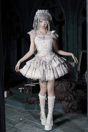 Bionic humanoid Lolita Short SK Set 1292 - LolitaEraShort SK SetSBionic humanoid Lolita Short SK Set 1292