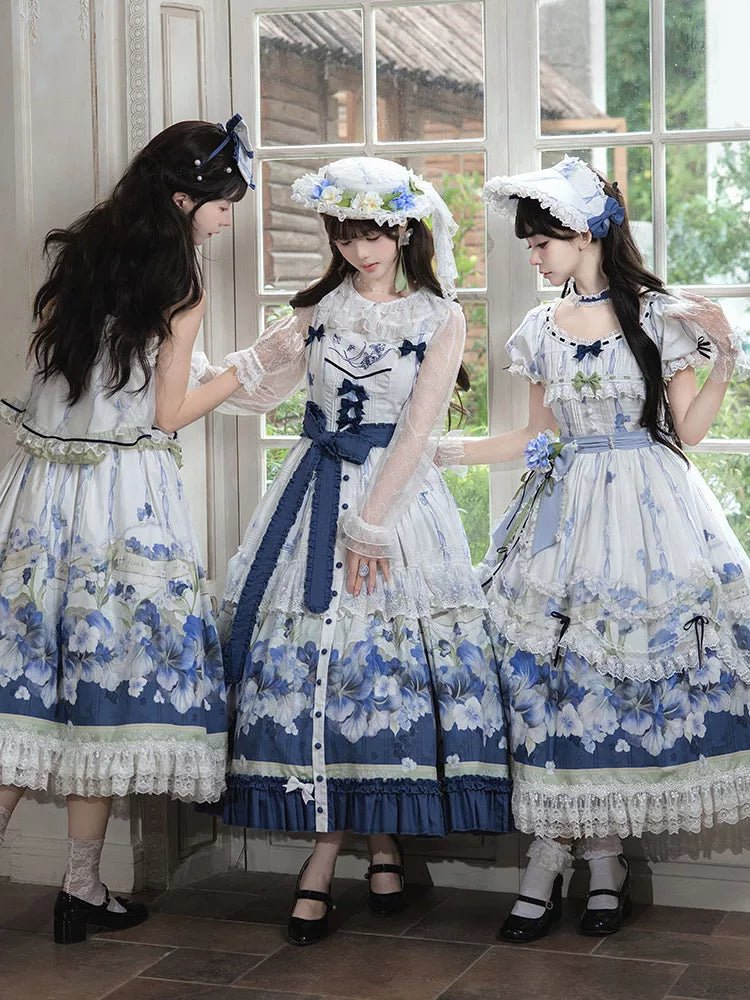 Blue Kite Lolita JSK Dress and Accessories Series - LolitaEra