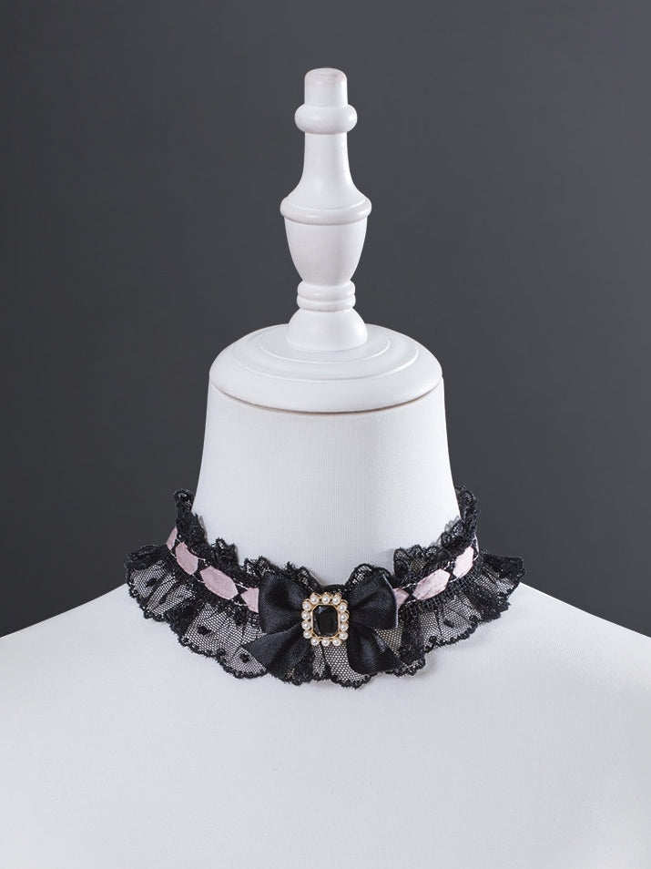 Bobo Bunny's Dressing Room Sweet Lolita Lace Pink Dress - LolitaEra