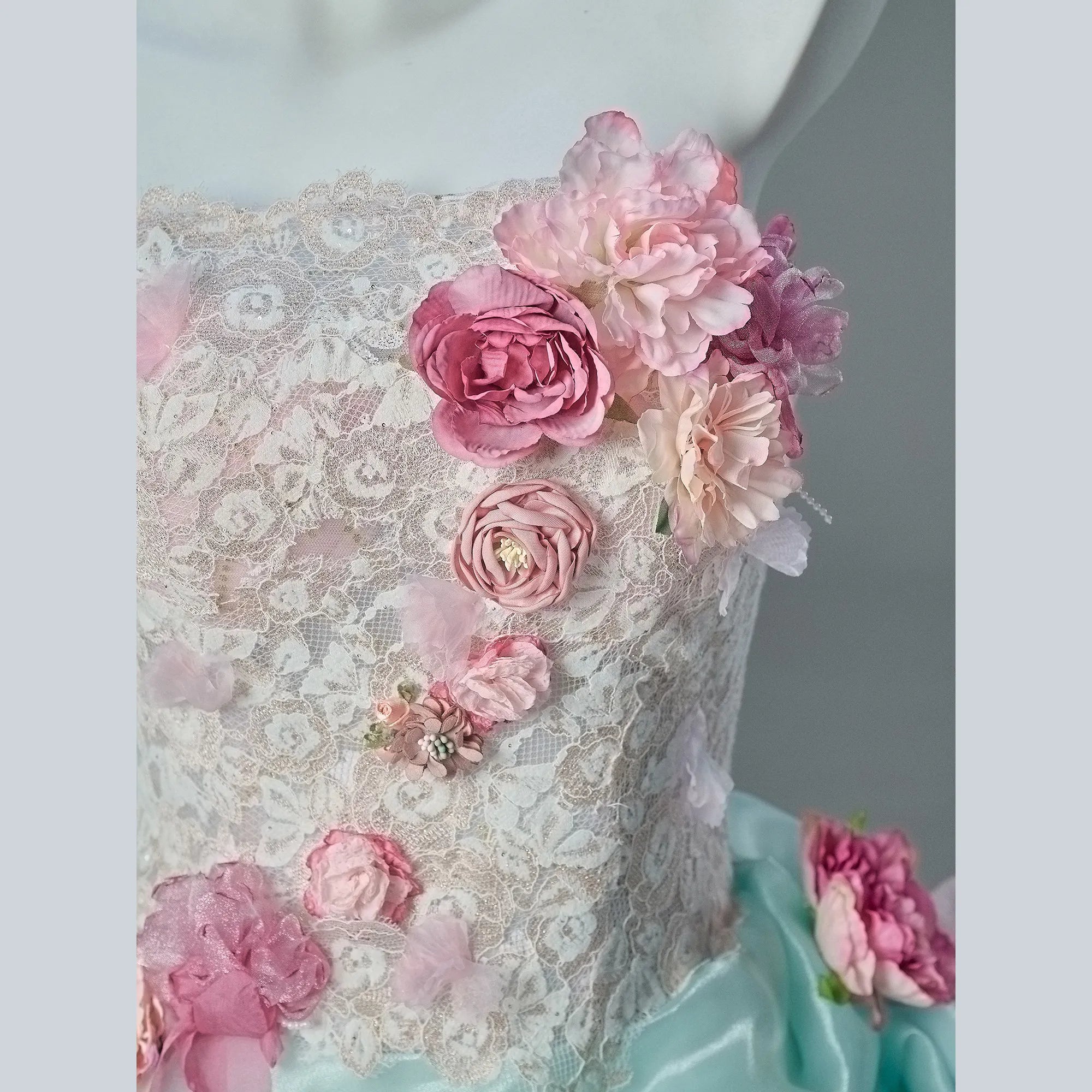 Cross Queen | "Bright Flower Sea" 2026 New Birthday Fishbone Gradient Vintage. Adult Ceremony Dress