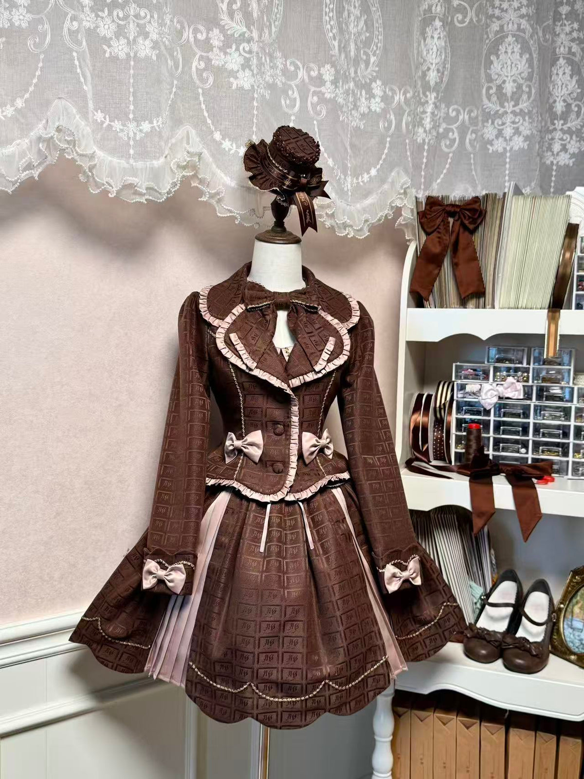 Bear Cocoa JSK Lolita Brown Dress