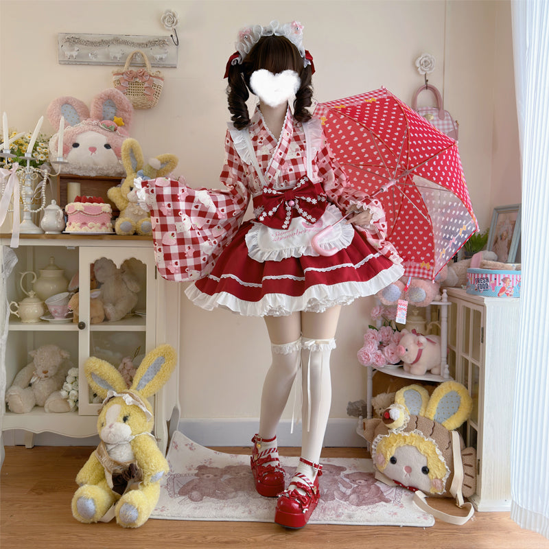 Lolita Japanese style Maid Dress LE1024