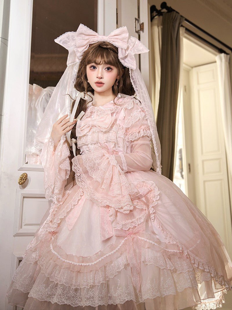 Candy Flavor Sweet Cute Lolita OP/JSK - LolitaEraPink JSKSCandy Flavor Sweet Cute Lolita OP/JSK