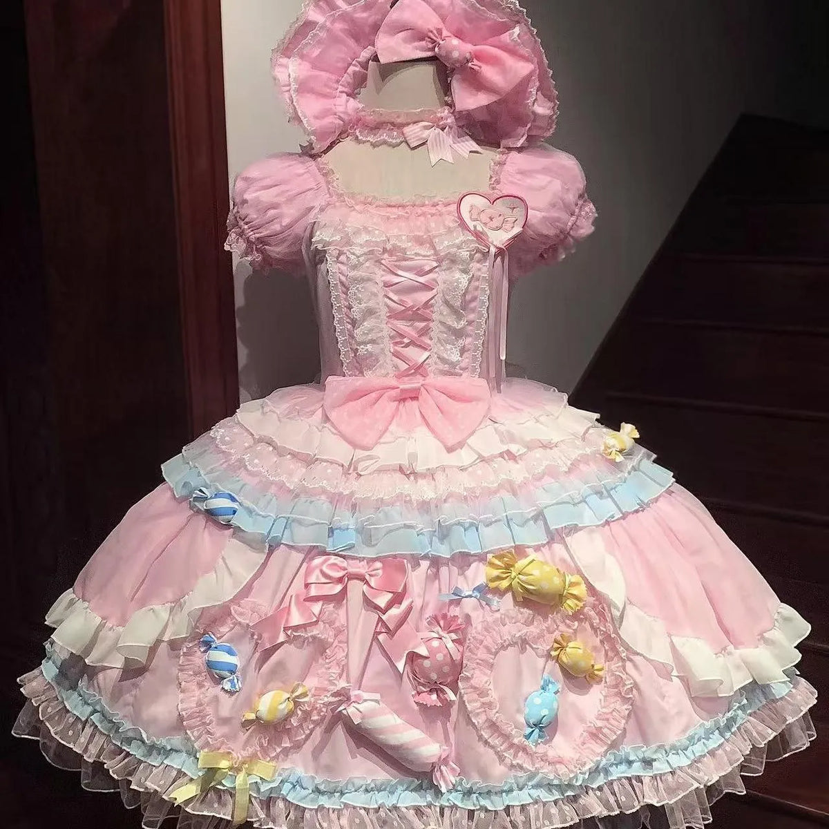 渔老板 Genuine small princess costume, Lolita style, tutu skirt, high-quality style