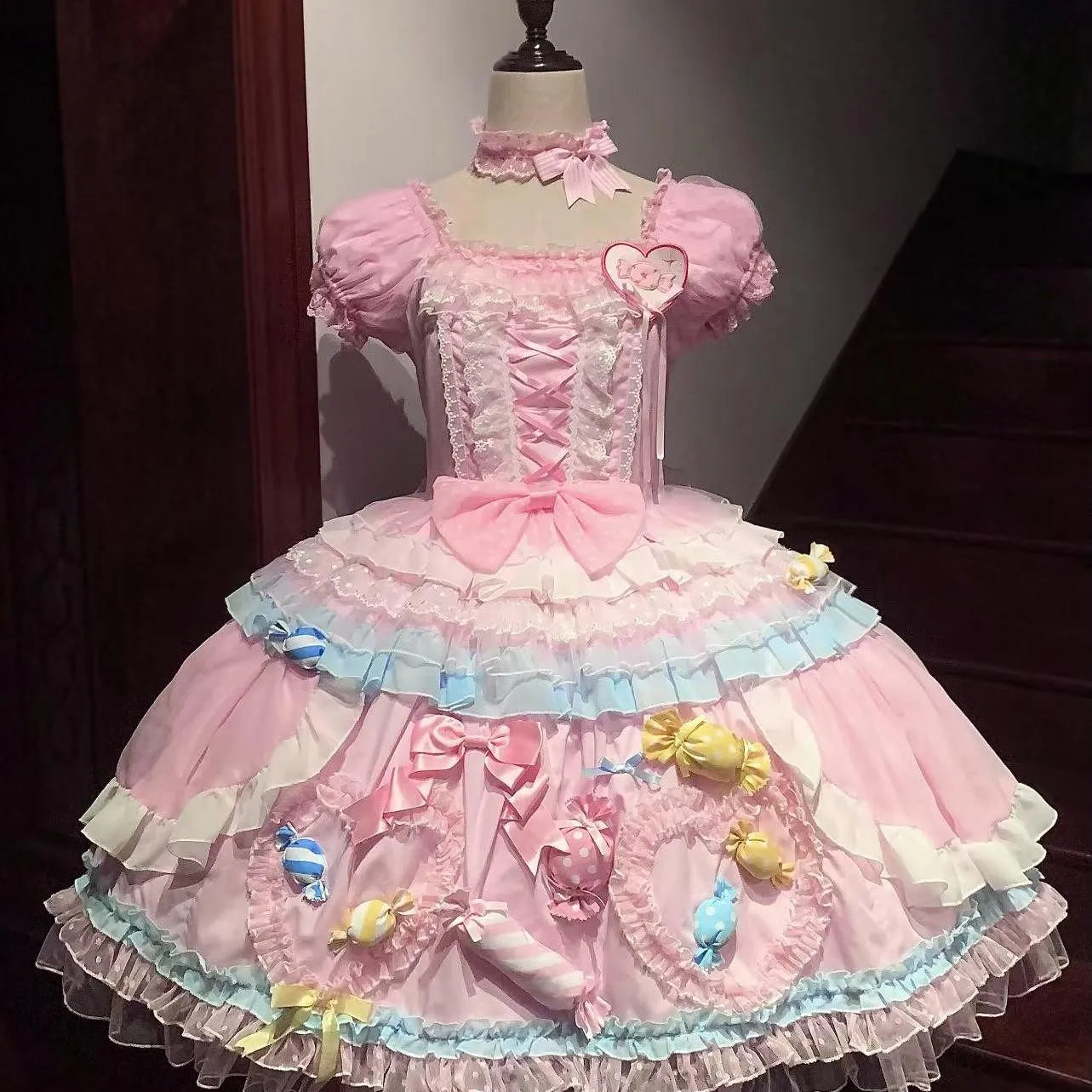 渔老板 Genuine small princess costume, Lolita style, tutu skirt, high-quality style