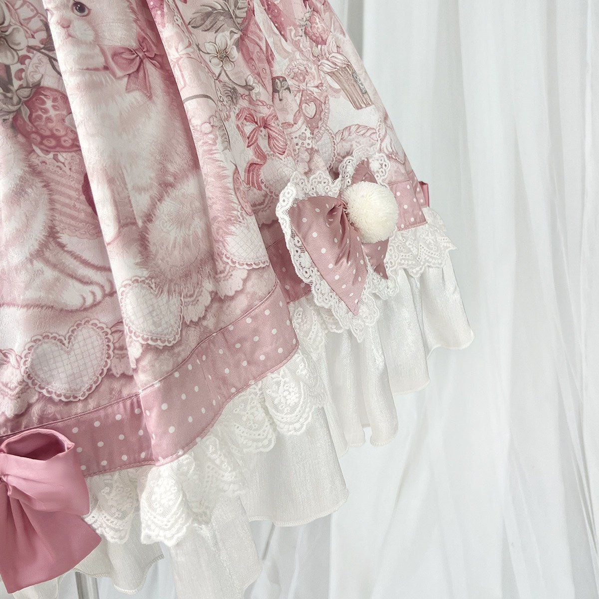 Cat Dessert House Lolita JSK Cape Camisole Dress - LolitaEra