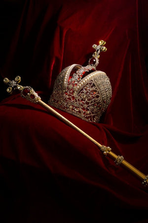 Catherine the Great Coronation Crown and Scepter Set LE4157 - LolitaEraCrownCatherine the Great Coronation Crown and Scepter Set LE4157