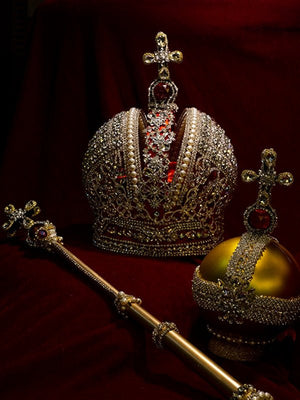 Catherine the Great Coronation Crown and Scepter Set LE4157 - LolitaEraCrownCatherine the Great Coronation Crown and Scepter Set LE4157