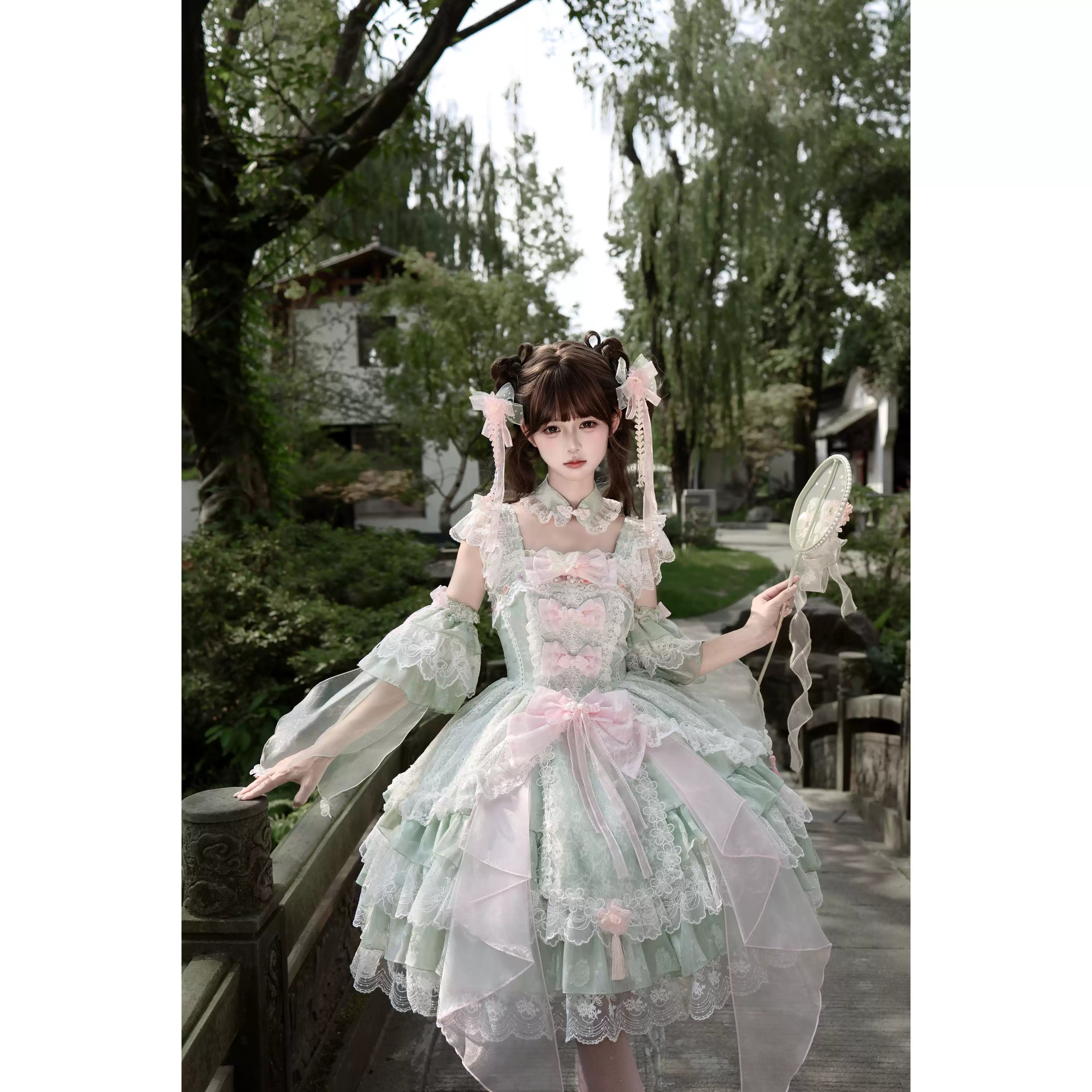 Chinese Style Lolita JSK Strap Dress