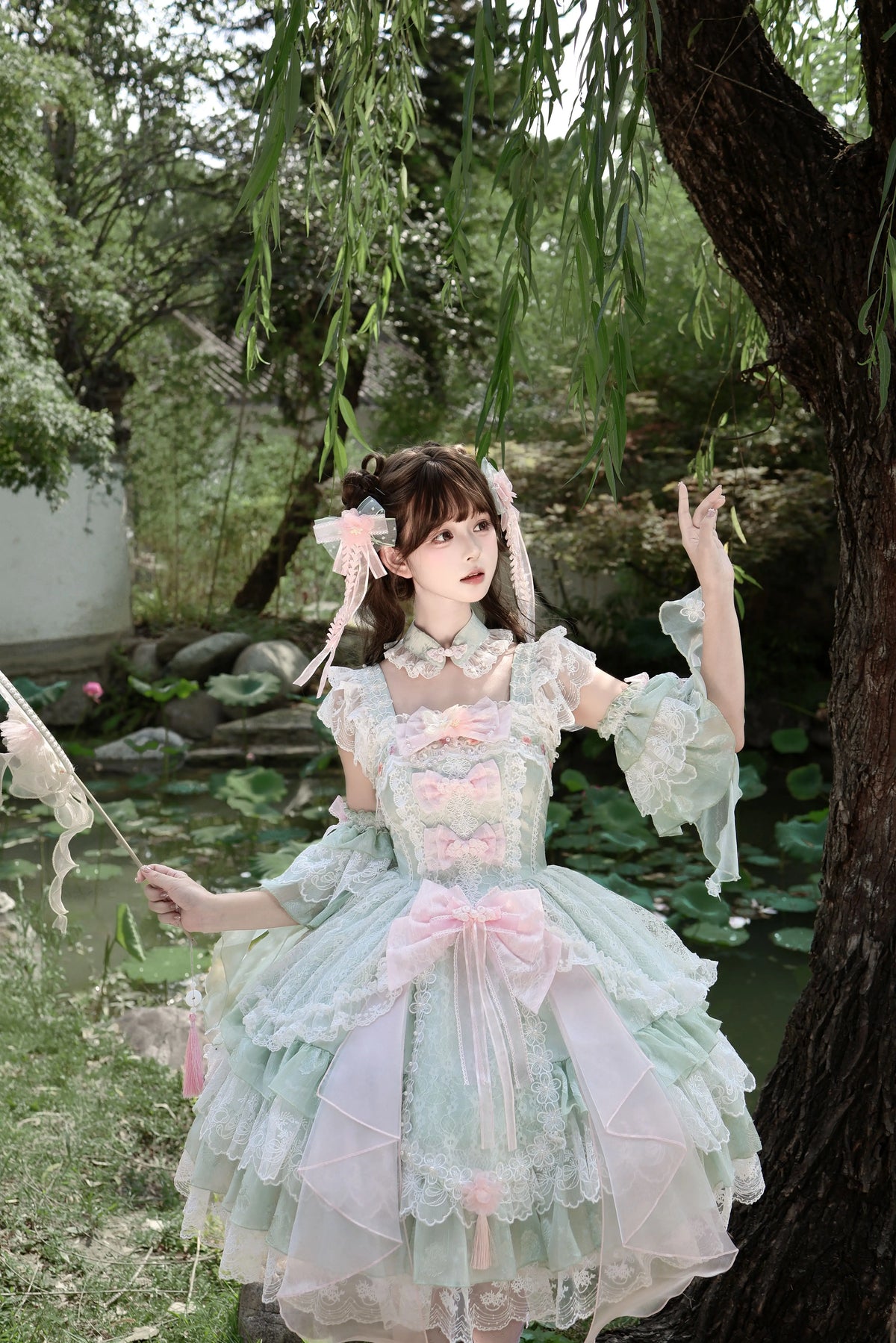 Chinese Style Lolita JSK Strap Dress