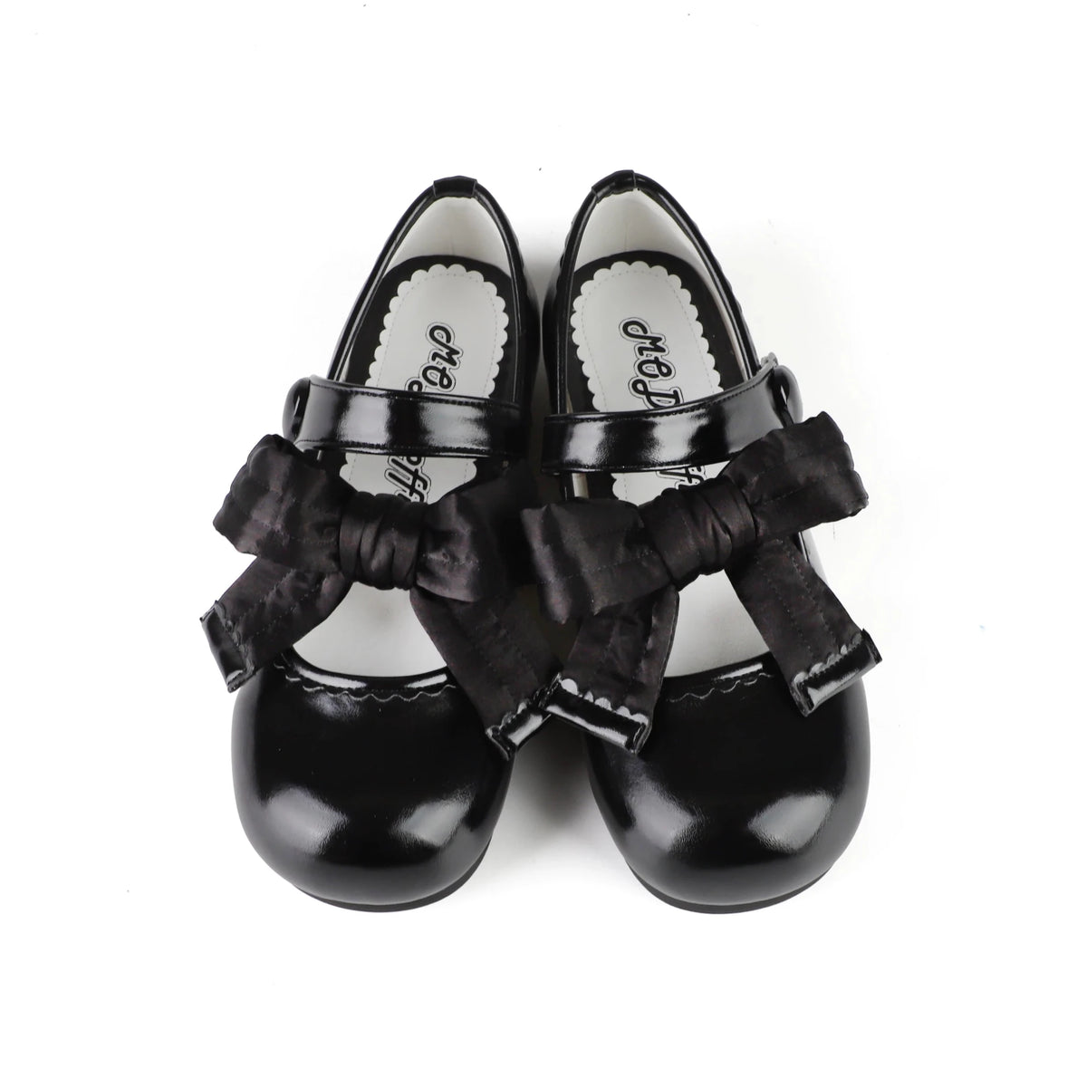 Chubby Bow Original Lolita Flat Cute Round Toe Flats - LolitaEra