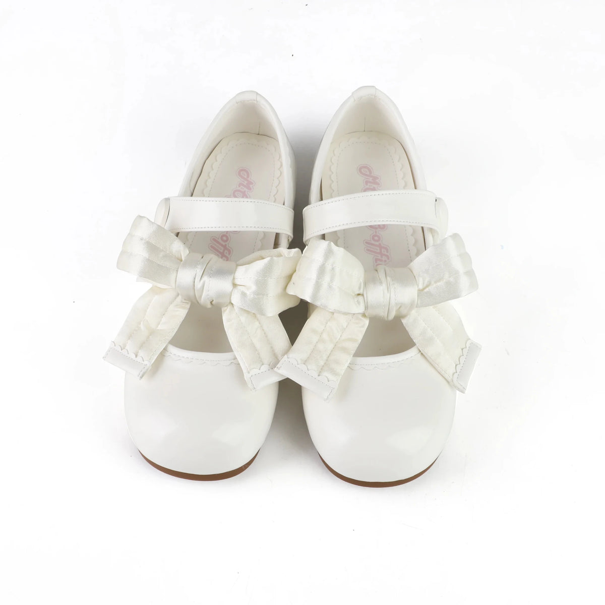 Chubby Bow Original Lolita Flat Cute Round Toe Flats - LolitaEra