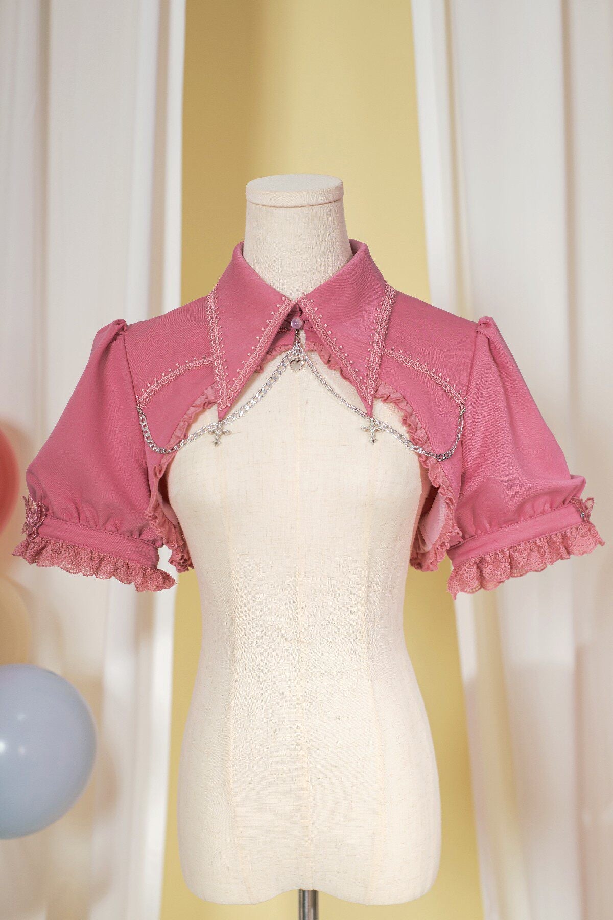 Contract Cross Gothic Blue Pink Purple JSK - LolitaEraBlueSContract Cross Gothic Blue Pink Purple JSK