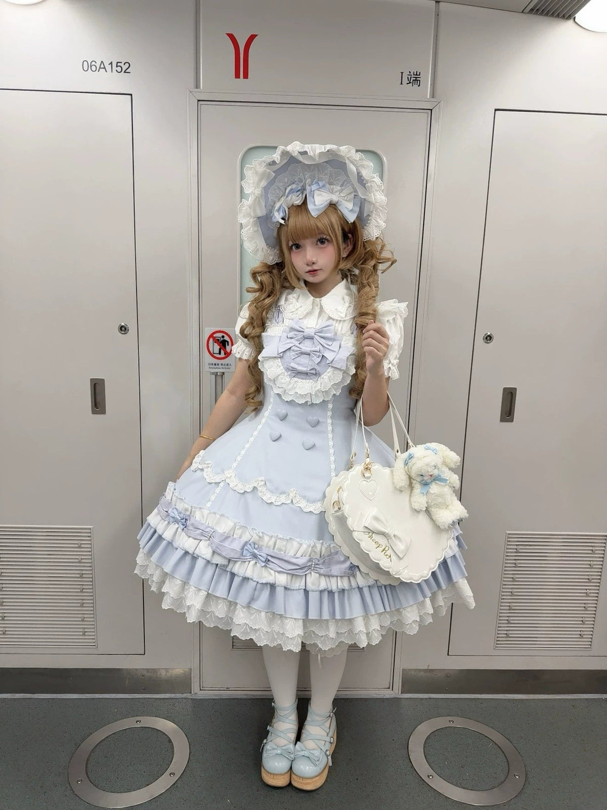 Cream Fondant Sweet Pink Retro 6-Panel Cut Original Lolita JSK - LolitaEra