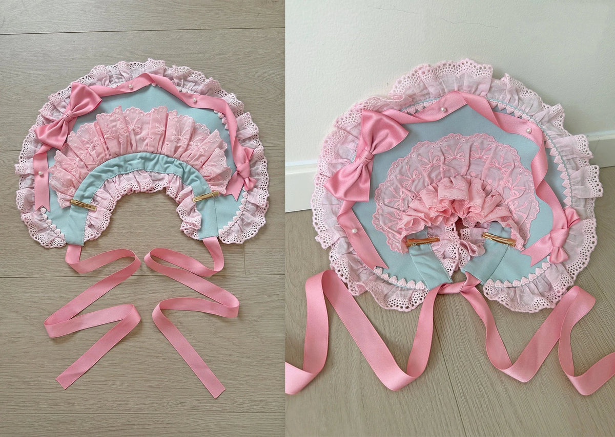 Cream Fondant Sweet Pink Retro 6-Panel Cut Original Lolita JSK - LolitaEra