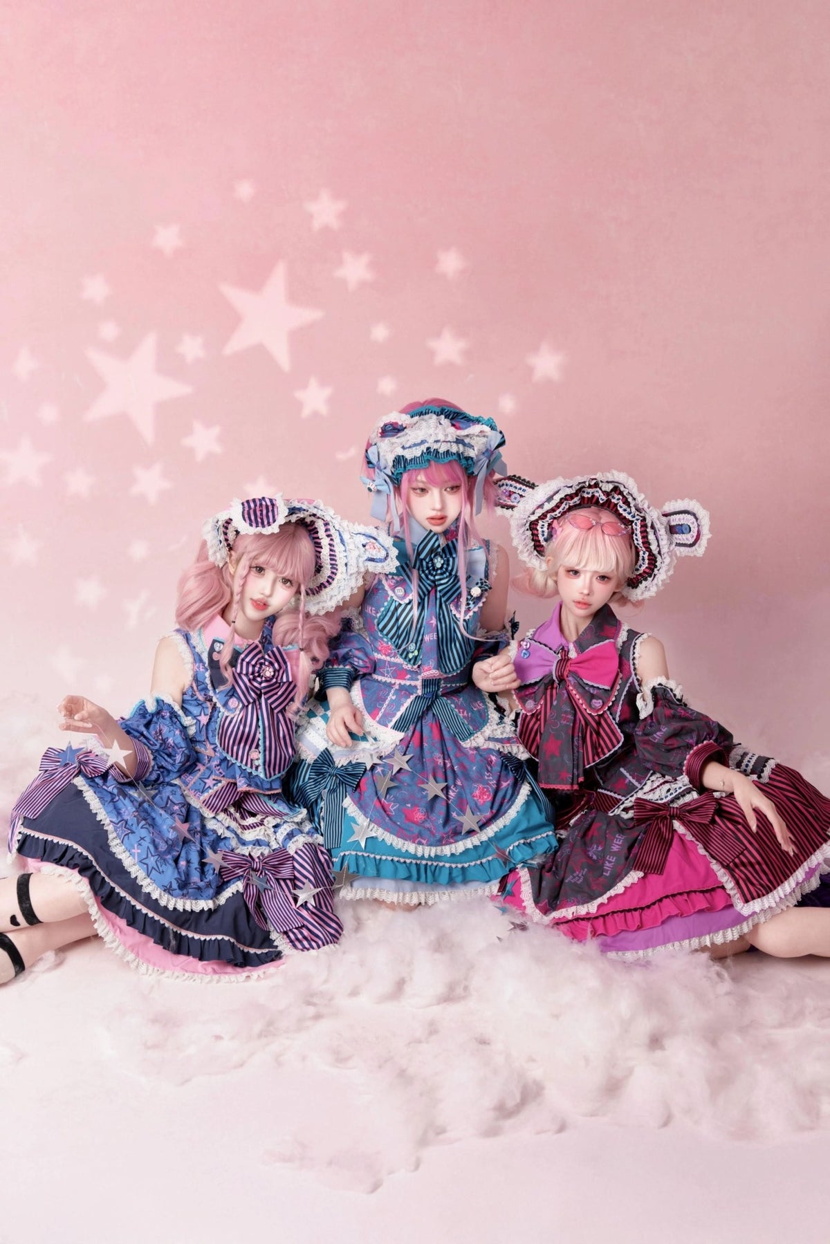 Cyber Sweet Graffiti Party Lolita JSK Full Set - LolitaEra