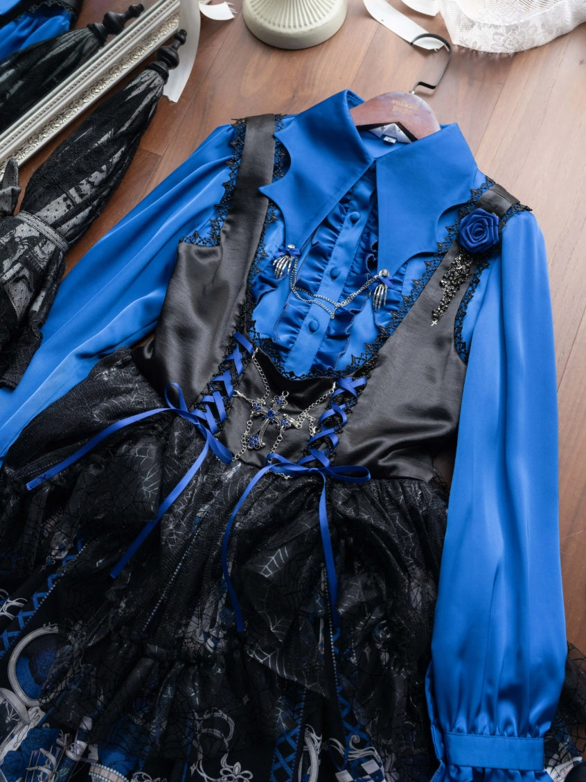 Blood Laboratory Gothic Dark Lolita JSK Corset Dress